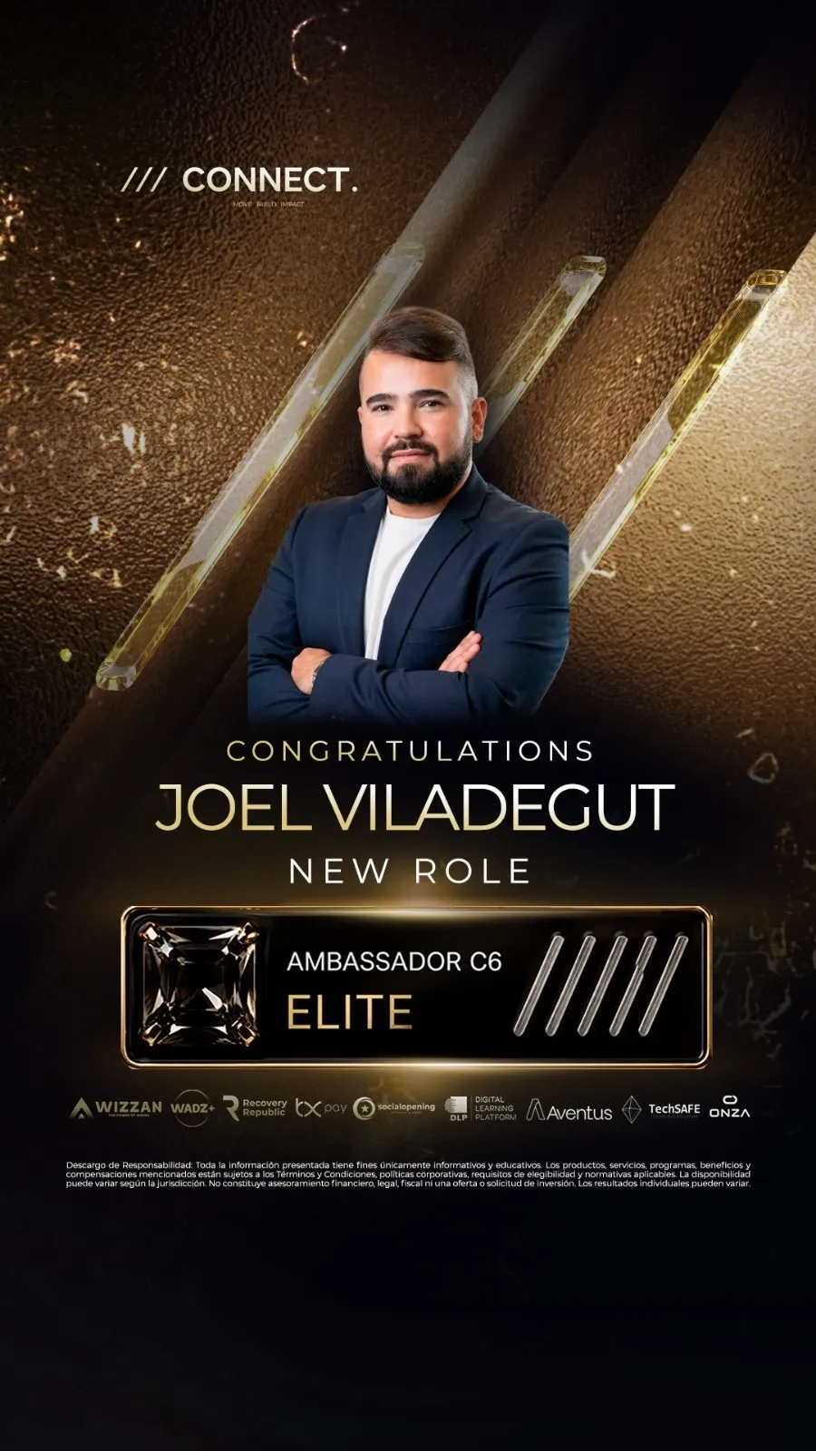 Joel Viladegut — Ambassador C6 ELITE