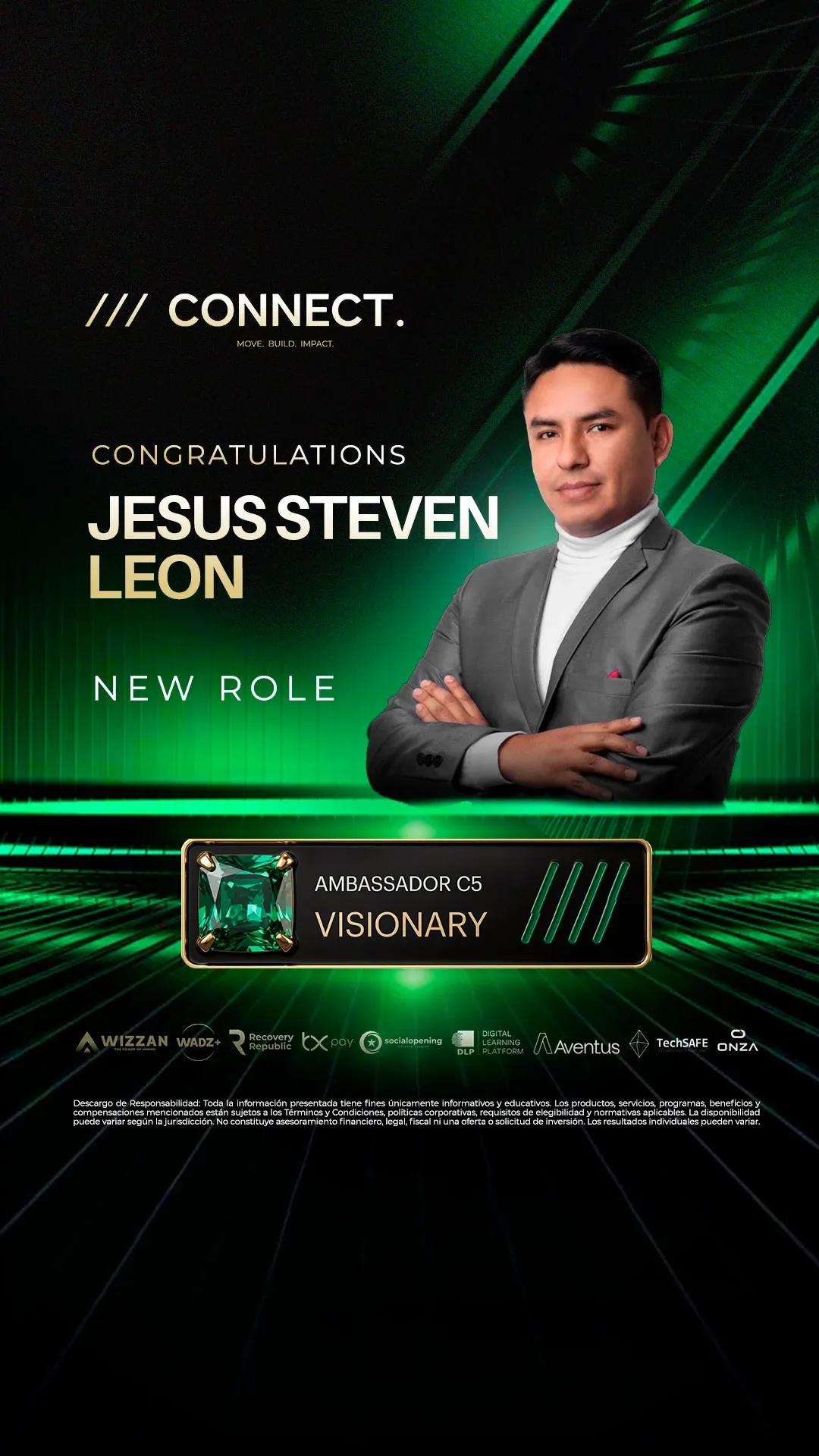 Jesus Steven Leon — Ambassador C5 VISIONARY