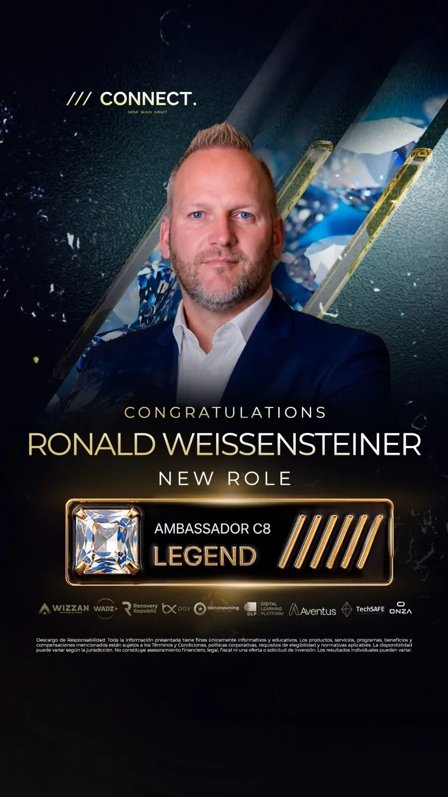 Ronald Weissensteiner — Ambassador C8 LEGEND