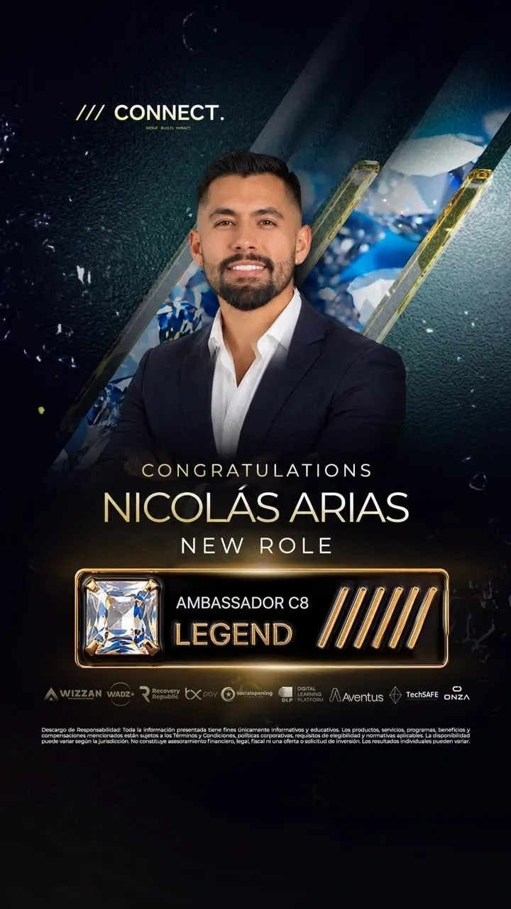 Nikolas Arias — Ambassador C8 LEGEND