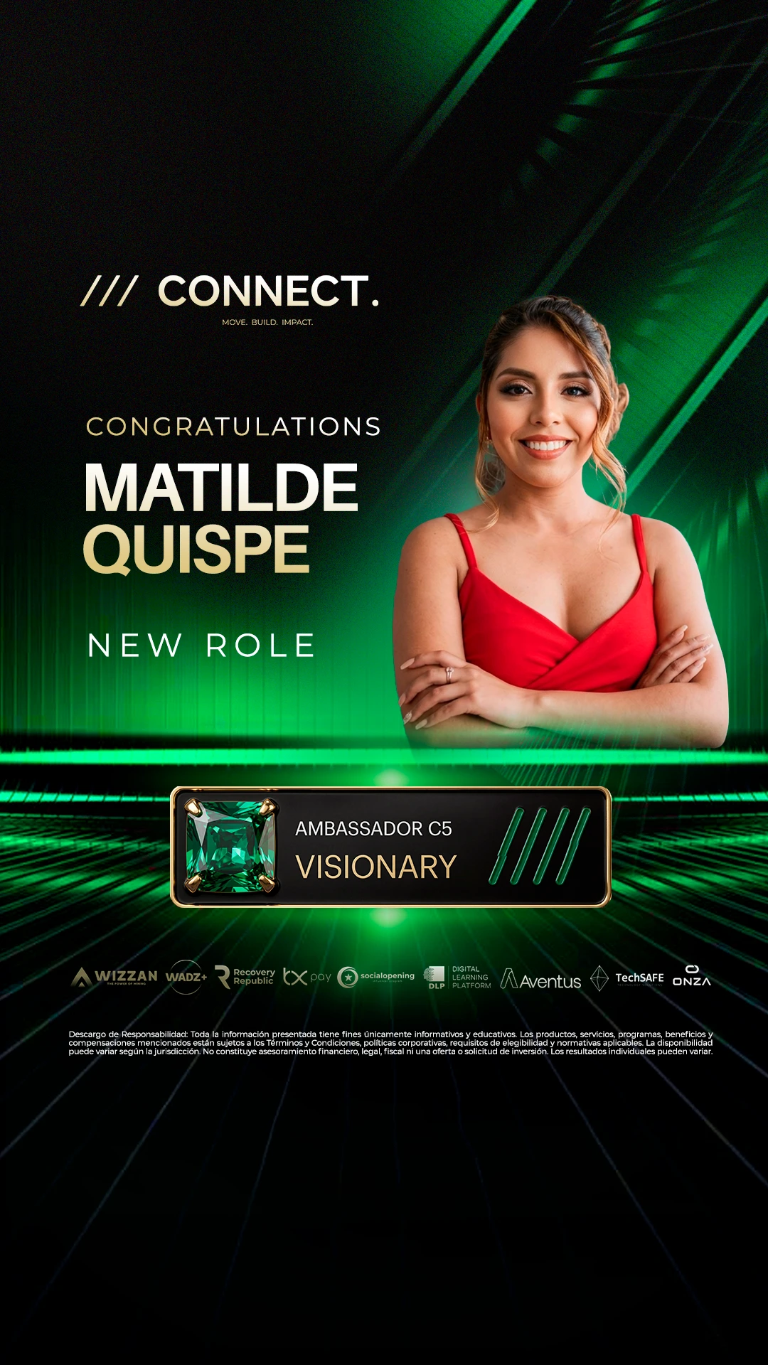 Matilde Quispe — Ambassador C5 VISIONARY